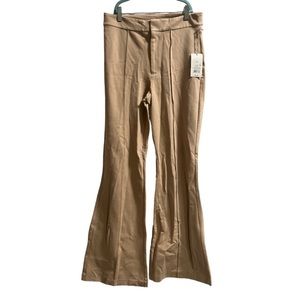 A New Day Wide Leg Beige Pleated Pants